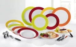 Gimex Rainbow Stoviglie In Melamina Set Da 12 Pz.