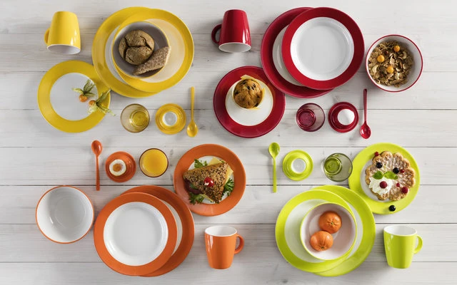 Gimex Rainbow Stoviglie In Melamina Set Da 12 Pz. 2 Gimex Rainbow Stoviglie In Melamina Set Da 12 Pz. - immagine 2