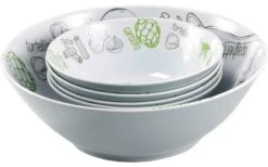 Brunner Salad & Pasta Melamine Bowl Set 5pcs