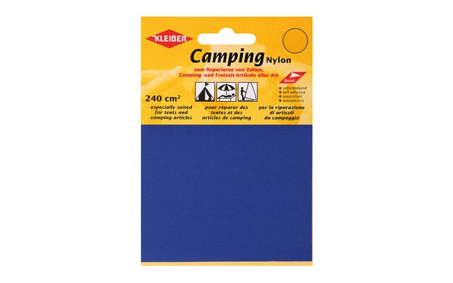 Kleiber Camping Nylon Repair Patches Atlantic (2 Pezzi) 1 Kleiber Camping Nylon Repair Patches Atlantic (2 Pezzi)