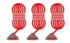 Set Di 3 Linee Piegate Per Ragazzi Rosse