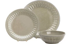 Flamefield Amalfi Set Di Stoviglie 12 Pezzi Sabbia