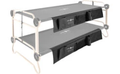 Disc-O-Bed Organizer Borsa Laterale Grigia Per Lettino Da Campeggio Sol-O-Cot