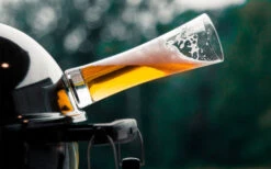 Silwy Magnet Crystal Glasses Beer Con Sottobicchiere 4 Pz.