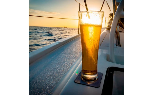 Silwy Magnet Crystal Glasses Beer Con Sottobicchiere 4 Pz. 2 Silwy Magnet Crystal Glasses Beer Con Sottobicchiere 4 Pz. - immagine 2