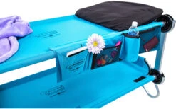 Disc-O-Bed Kid-O-Bunk Letto A Castello Per Bambini Da Campeggio Incl. Tasche Laterali Blu / Argento -Berger 378641 2375573 1