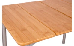 Bo-Camp Urban Outdoor Southwark Bamboo-Aluminium Roll-Up Table 60 X 40 Cm