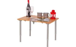 Bo-Camp Urban Outdoor Southwark Bamboo-Aluminium Roll-Up Table 60 X 40 Cm -Berger 391655 2891998