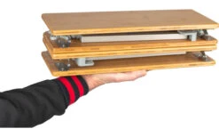 Bo-Camp Urban Outdoor Southwark Bamboo-Aluminium Roll-Up Table 60 X 40 Cm -Berger 391853 2892004