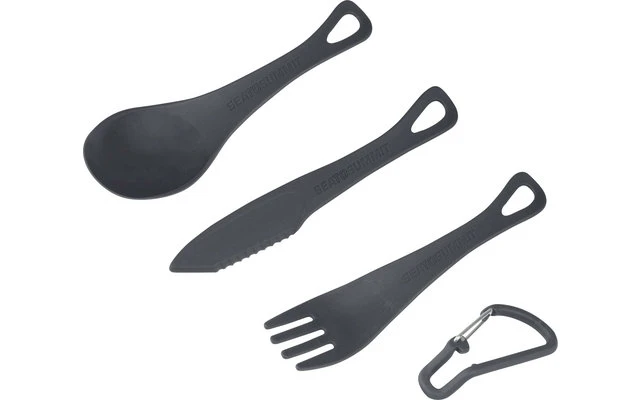 Sea To Summit Delta Cutlery Set 3-pz. Grigio 6 Sea To Summit Delta Cutlery Set 3-pz. Grigio - immagine 6
