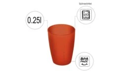 Tazza Da Bere Rotho Caruba 0,25 Litri Verde