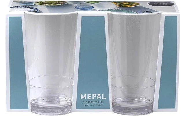 Mepal Flow Plastic Jar Set Of 2 200 Ml 2 Mepal Flow Plastic Jar Set Of 2 200 Ml - immagine 2