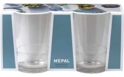 Mepal Flow Plastic Jar Set Of 2 200 Ml