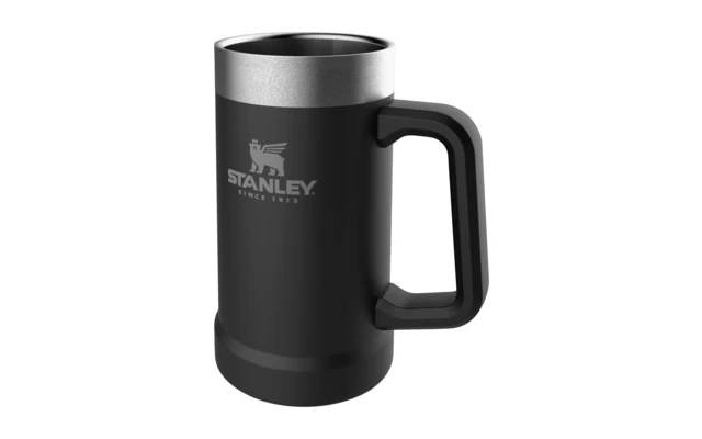 Stanley Adventure Big Grip Beer Stein Boccale Da Birra 0,70 Litri Nero Opaco 2 Stanley Adventure Big Grip Beer Stein Boccale Da Birra 0,70 Litri Nero Opaco - immagine 2
