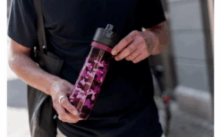 Aladdin Sports Tracker Bottiglia Con Stampa 0,8 Litri Blu Navy -Berger 597423 4340099