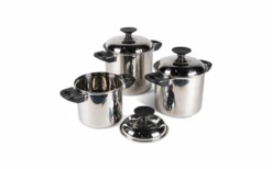 Kampa Space Saver Stackable Camping Cooking Set 7 Pezzi