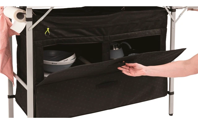 Outwell Magante Mobile Da Cucina Con Piano Di Lavoro 136 X 54 X 90/140 Cm 4 Outwell Magante Mobile Da Cucina Con Piano Di Lavoro 136 X 54 X 90/140 Cm - immagine 4