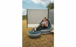 Easy Camp Comfy Lounge Set 2 Pezzi Sedia Da Campeggio Con Poggiapiedi Gonfiabile -Berger 681768 4687239