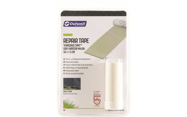 Nastro Per Riparazione Tubi Aria Outwell 7,6 X 50 Cm Trasparente 2 Nastro Per Riparazione Tubi Aria Outwell 7,6 X 50 Cm Trasparente - immagine 2