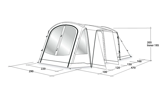 Outwell Nevada 5PE 2 Outwell Nevada 5PE - immagine 2