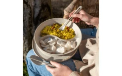 Koziol Connect Separee Menu Plate Con Coperchio 1,5 Litri Natura Corallo