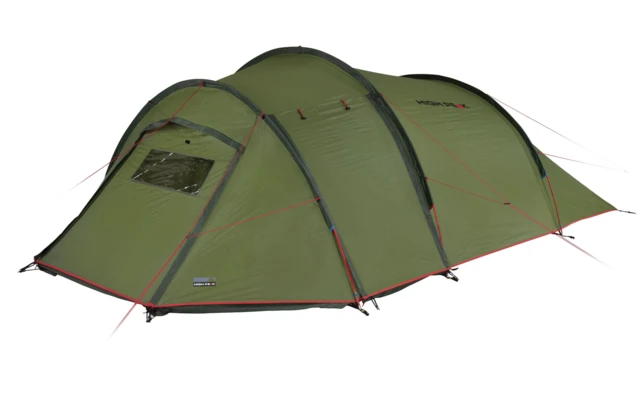 High Peak Falcon 4 LW Tenda A Tunnel Leggera Per 4 Persone Con Pali In Alluminio Oliva/rosso 3 High Peak Falcon 4 LW Tenda A Tunnel Leggera Per 4 Persone Con Pali In Alluminio Oliva/rosso - immagine 3