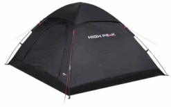 High Peak Monodome XL Tenda A Cupola Autoportante A Tetto Singolo 4 Persone Nero