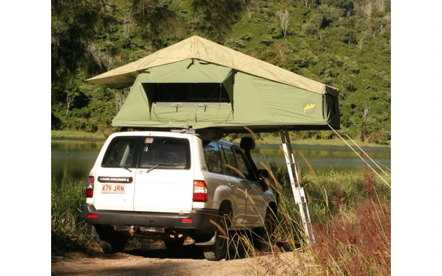 Tenda Da Tetto Gordigear Plus Per 2 Persone Con Area Di Stoccaggio 140 X 320 Cm Grigio 2 Tenda Da Tetto Gordigear Plus Per 2 Persone Con Area Di Stoccaggio 140 X 320 Cm Grigio - immagine 2