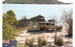 Tenda Da Tetto Gordigear 140 Plus Per 2 Persone Con Tenda Da Sole 140 X 320 Cm Grigio