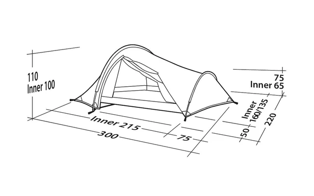 Tenda A Tunnel Robens Challenger 3XE Verde 3 Tenda A Tunnel Robens Challenger 3XE Verde - immagine 3