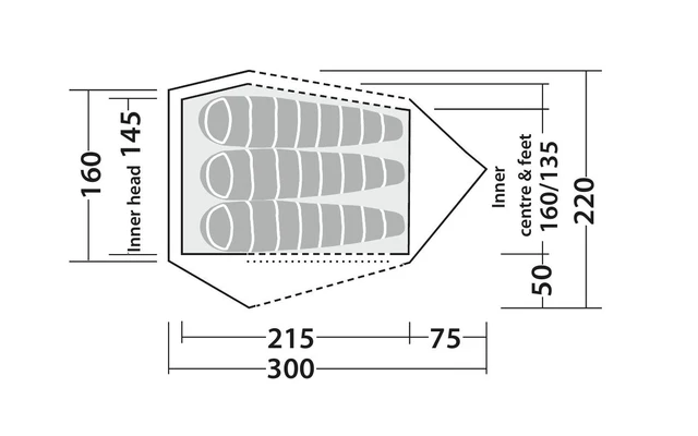 Tenda A Tunnel Robens Challenger 3XE Verde 4 Tenda A Tunnel Robens Challenger 3XE Verde - immagine 4
