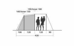 Tenda A Tunnel Per 4 Persone Easy Camp Huntsville 400 13 Tenda A Tunnel Per 4 Persone Easy Camp Huntsville 400 -Berger 782849 5185709