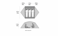 MSR Mutha Hubba NX V2 3 Persone Bianco -Berger 819866 5300270