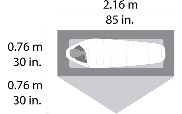MSR Hubba NX Tent V6 Tenda Pieghevole 1 Persona 4 MSR Hubba NX Tent V6 Tenda Pieghevole 1 Persona - immagine 4